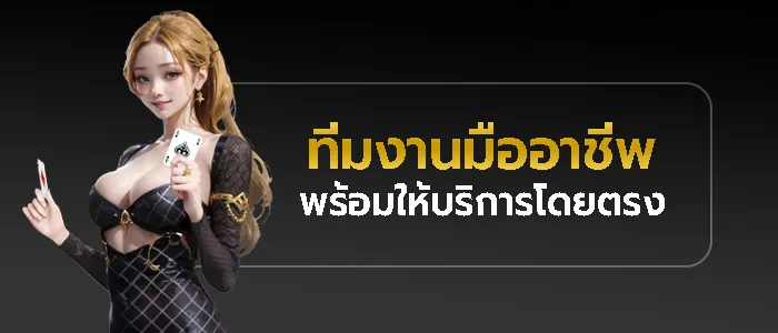 ทีมงานมืออาชีพ